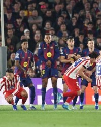 bob半岛体育官方入口-结束25场不胜，马竞时隔20年再度在诺坎普击败巴萨